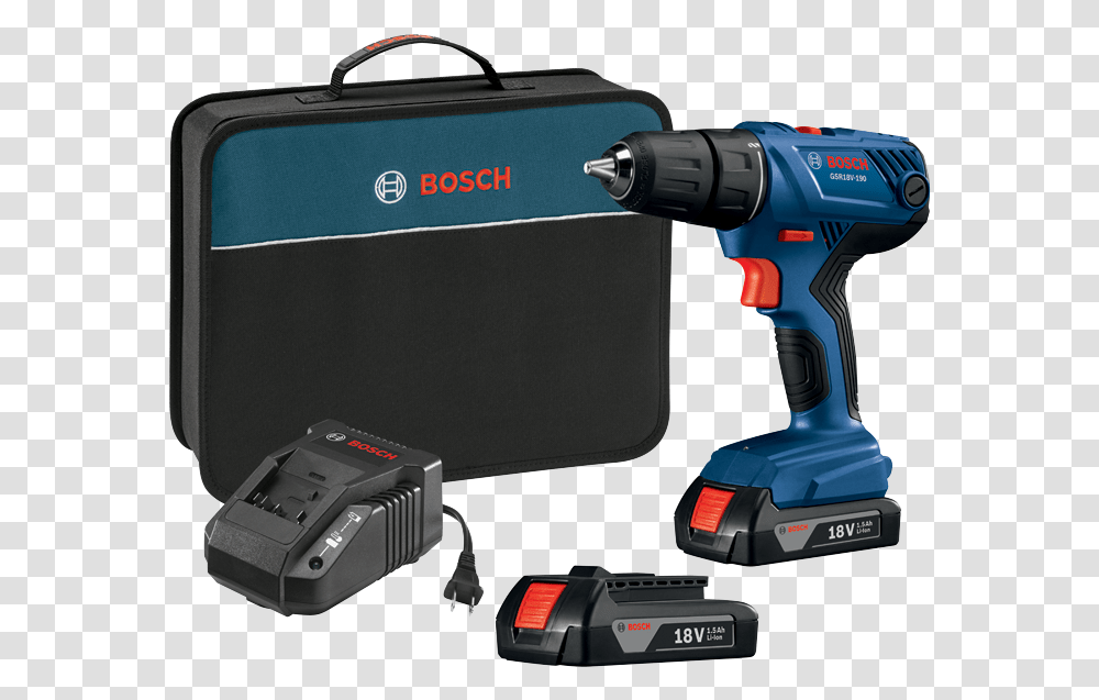 190b22 18 V Compact 12 In Bosch Drill Battery, Power Drill, Tool, Camera, Electronics Transparent Png