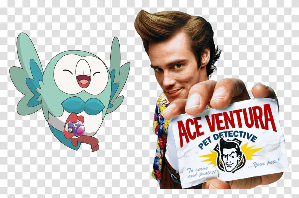 1920x1080 Rowlet Ace Ventura, Person, Human, Finger, First Aid Transparent Png