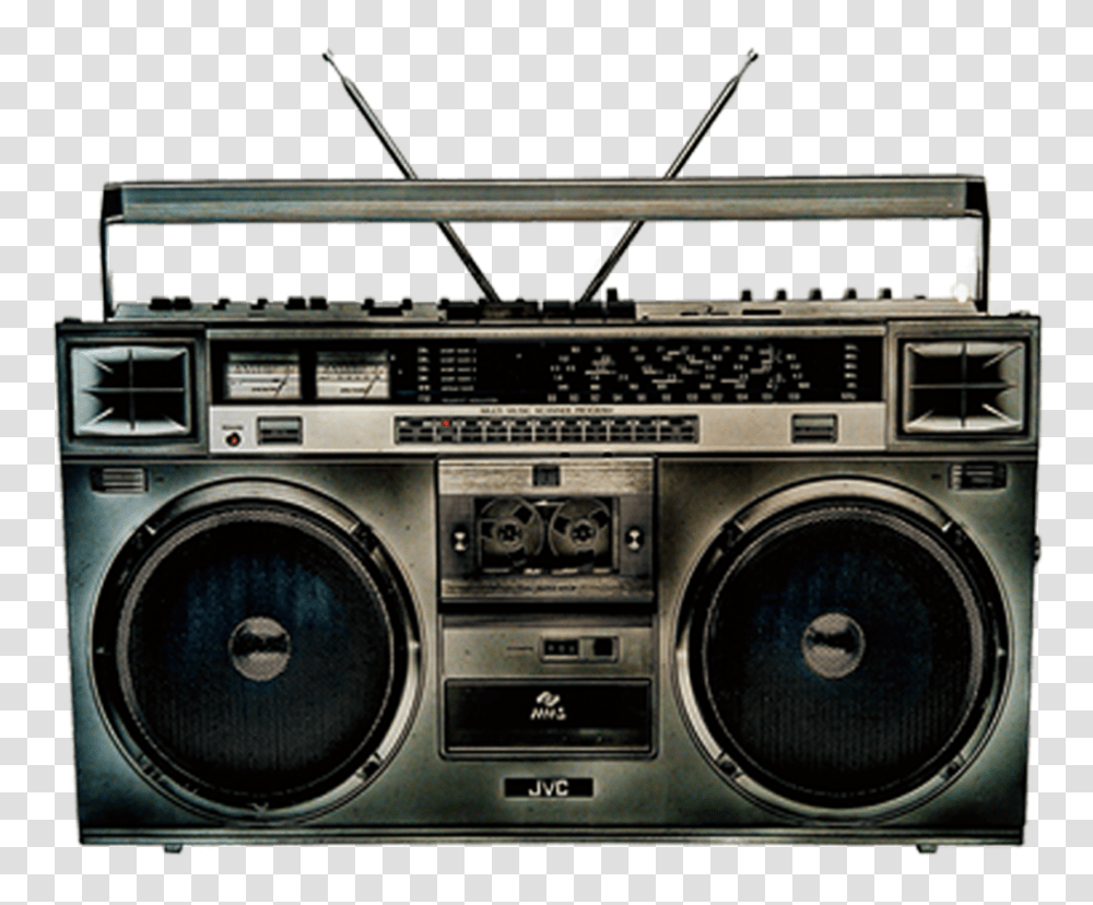 1980s Radio Boombox Microphone Boom Box Picture, Camera, Electronics, Stereo Transparent Png