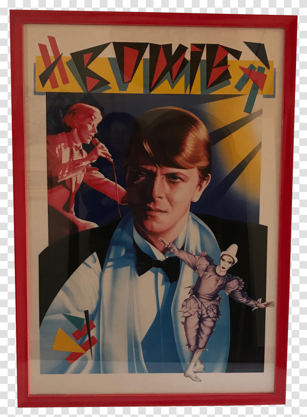 1980s Vintage Framed David Bowie Poster For Sale Poster Transparent Png