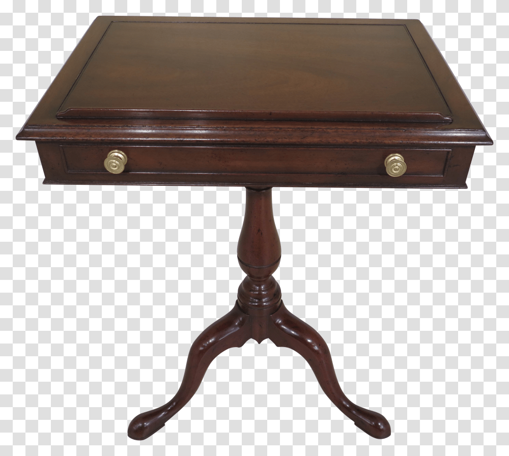 1980s Vintage Kittinger Mahogany Book Stand Pedestal Table Coffee Table, Furniture, Desk, Mailbox, Letterbox Transparent Png