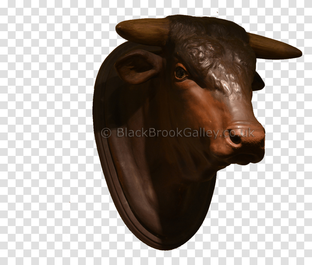 19th Century Terracotta Bullquots HeadquotTitlequot19th Bull, Mammal, Animal, Bronze, Cattle Transparent Png