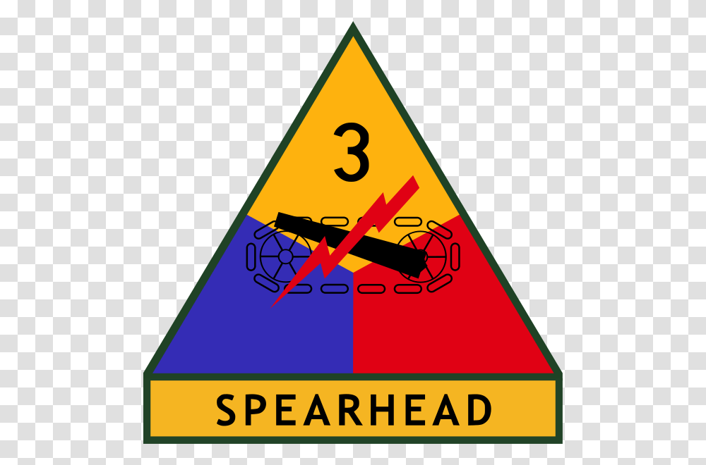 1st Armored Division, Sign, Road Sign, Triangle Transparent Png