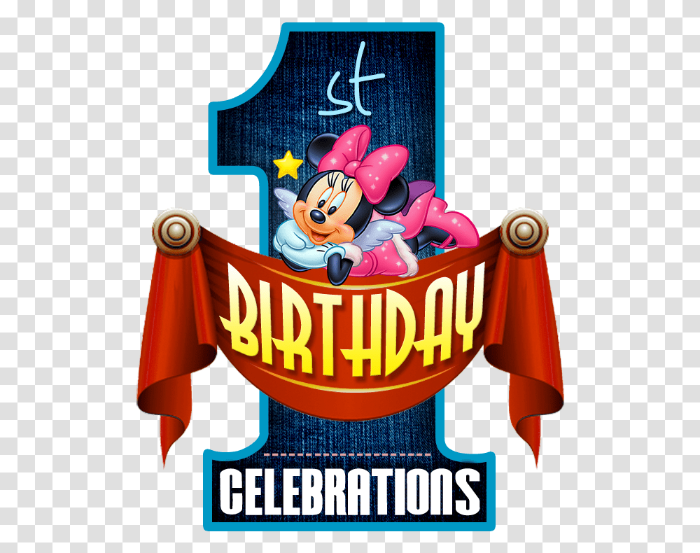 1st Birthday Celebrations Logo Free Downloads 1st Happy Birthday, Advertisement, Poster, Super Mario Transparent Png