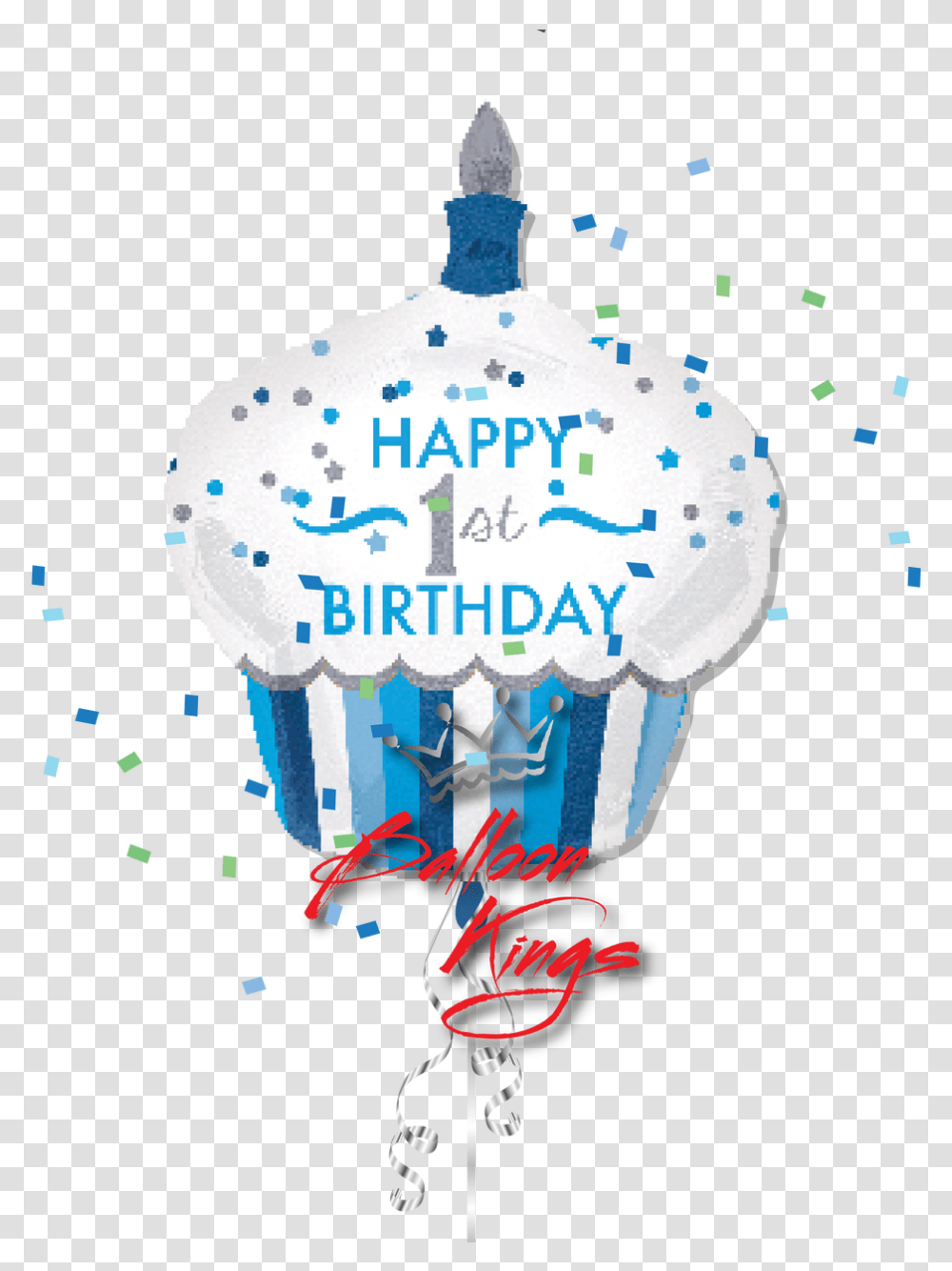 1st Birthday Cupcake Boy Boy Happy 1st Birthday, Dessert, Food, Birthday Cake, Icing Transparent Png