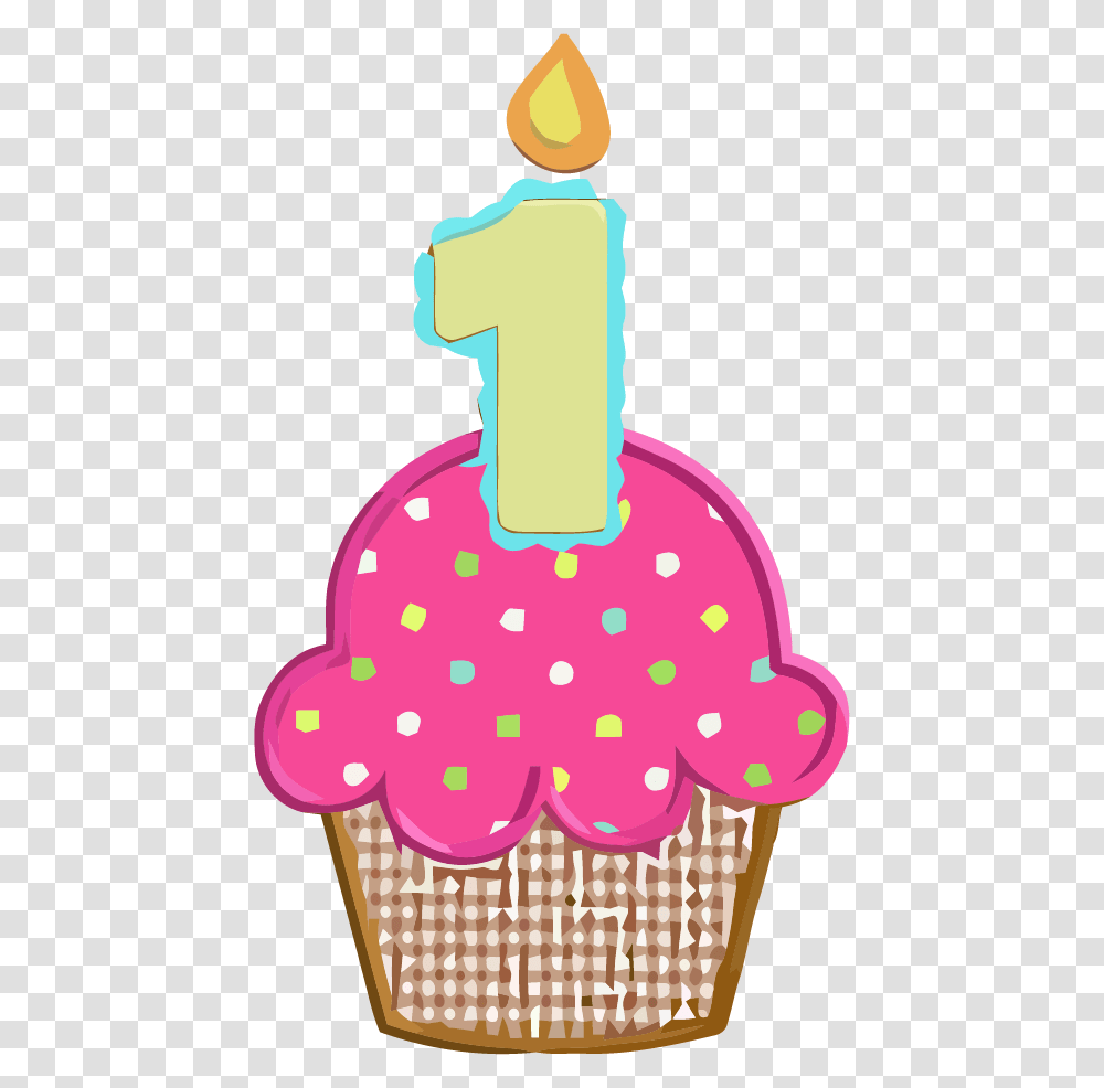 1st Birthday Cupcake Clipart Picture 1st Birthday Cake Clipart, Food, Cushion, Sweets, Confectionery Transparent Png