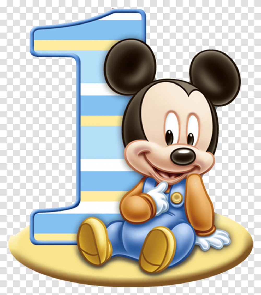 1st Birthday Free Download Mickey Mouse 1st Birthday, Toy, Number, Symbol, Text Transparent Png