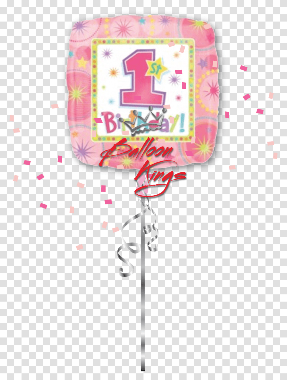 1st Birthday Girl Square Illustration, Pinata, Toy, Sweets Transparent Png