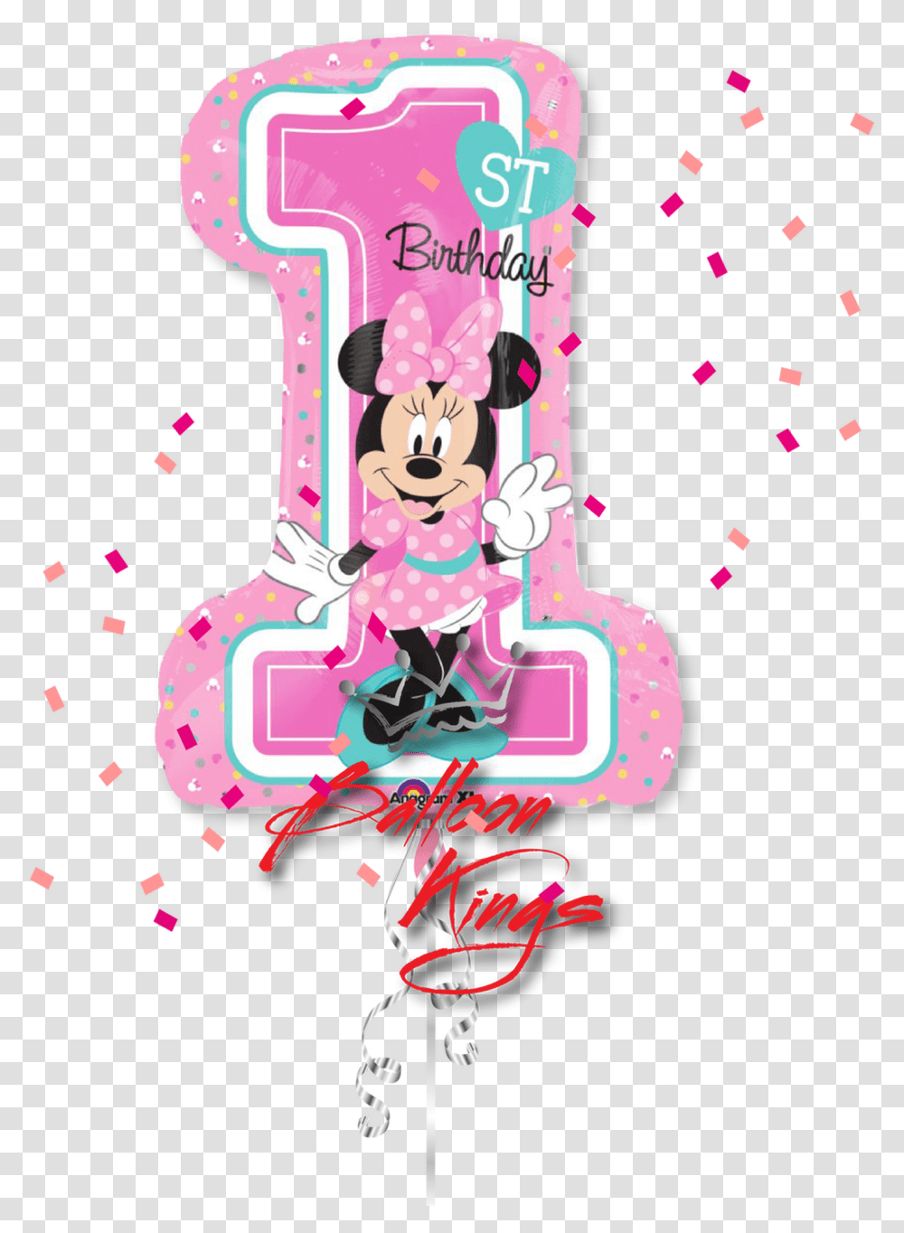1st Birthday Minnie Mouse Shape Minnie Mouse 1st Birthday, Paper, Poster, Advertisement, Flyer Transparent Png