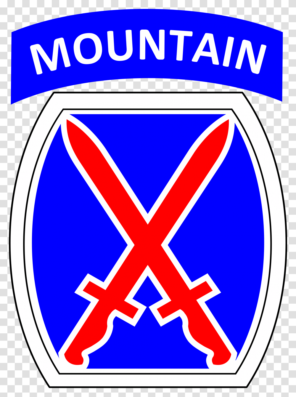 1st Cavalry Cross Clipart Library Library 2nd Brigade 10th Mountain Division Emblem, Logo, Trademark, Label Transparent Png