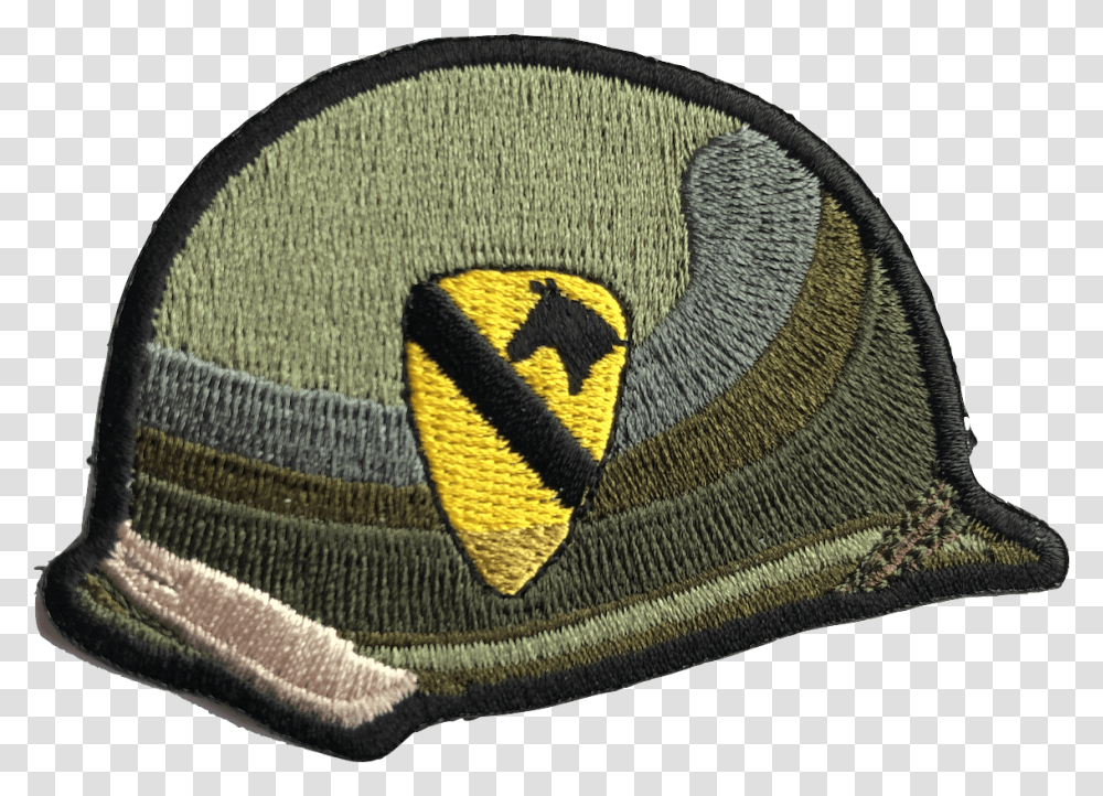 1st Cavalry Division Helmet Patch 1st Cavalry Division, Logo, Trademark, Rug Transparent Png