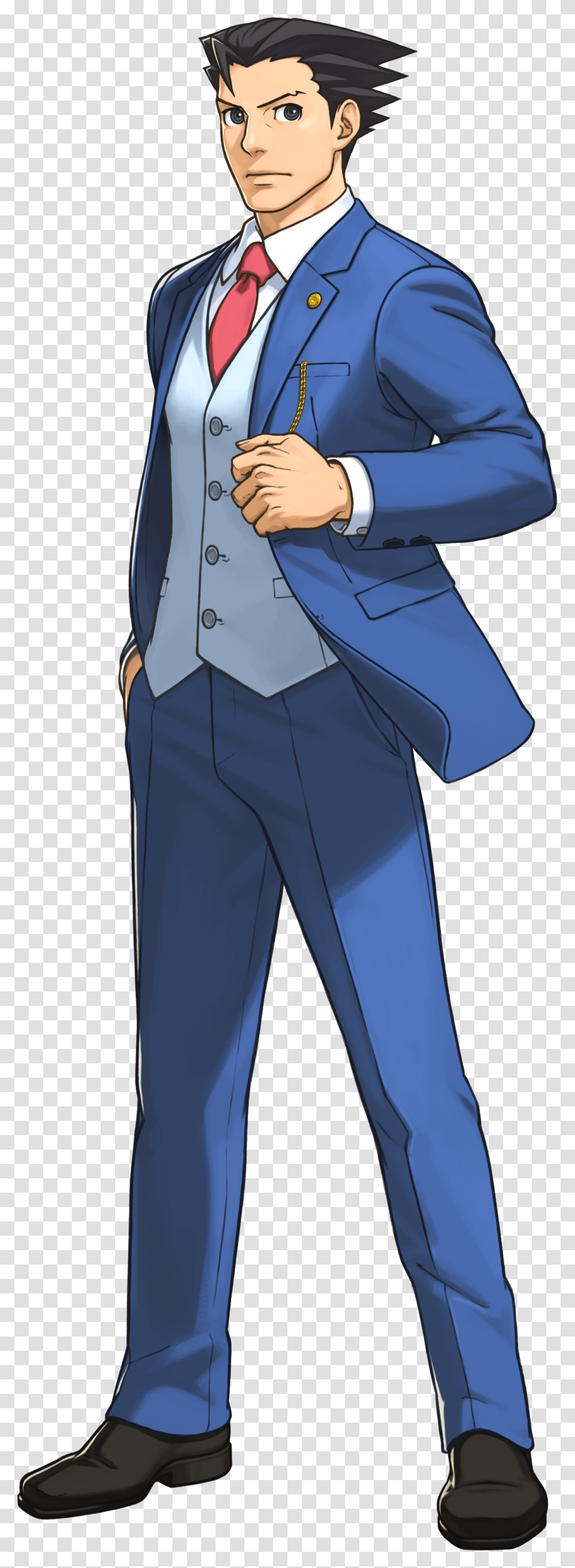 2 Ace Attorney, Game, Person, Pants Transparent Png