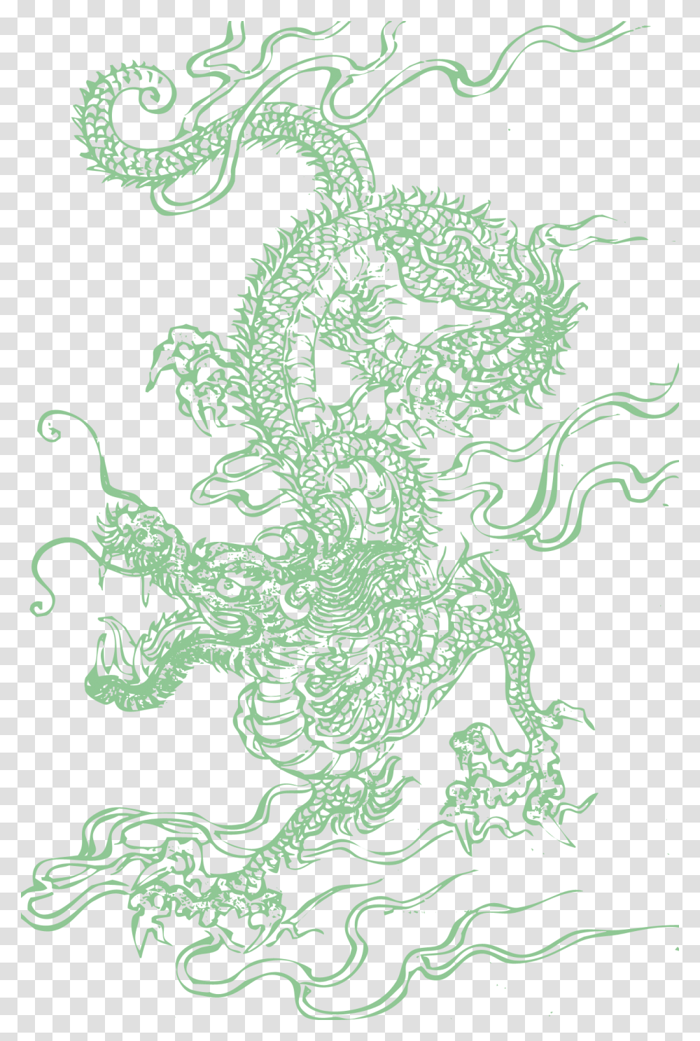 2 Chinese Dragon Hd, Fantasy, Green, First Aid Transparent Png