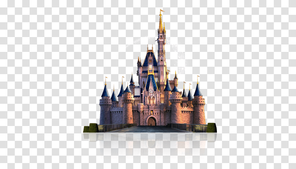 2 Cinderella Castle, Architecture, Building, Theme Park, Amusement Park Transparent Png