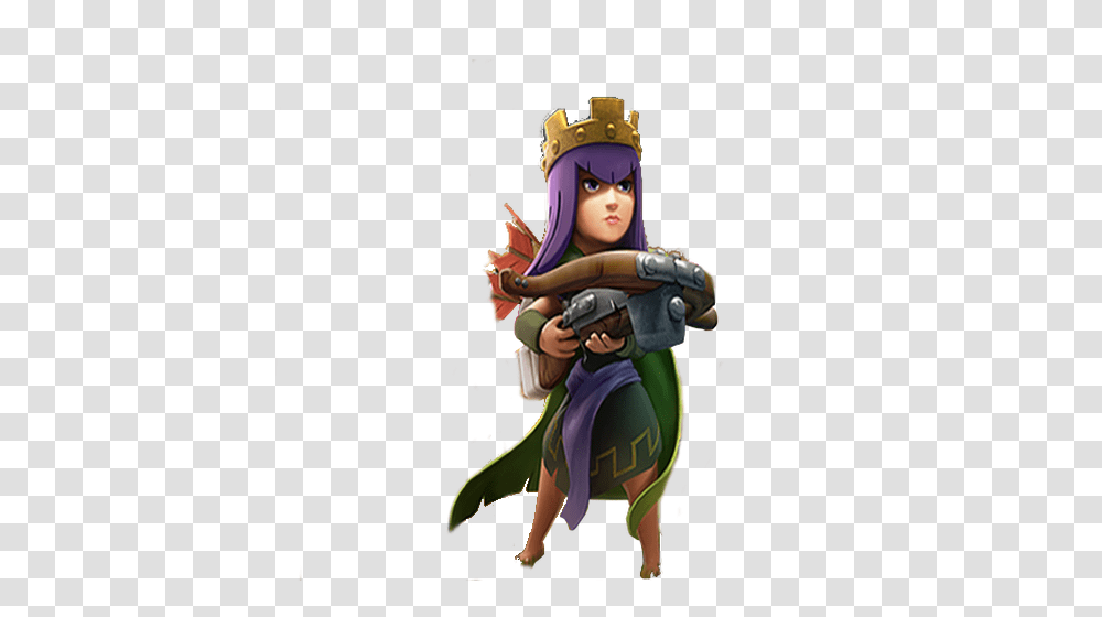 2 Clash Of Clans Archer Queen, Game, Person, Book, Manga Transparent Png