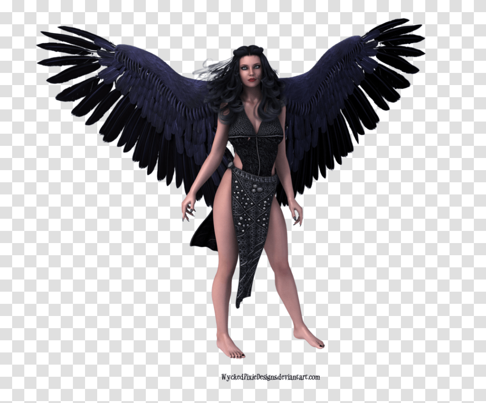 2 Dark Angel Picture, Fantasy, Person, Human Transparent Png