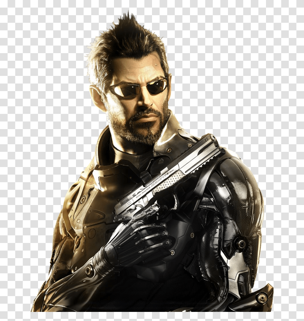 2 Deus Ex, Game, Person, Human, Sunglasses Transparent Png