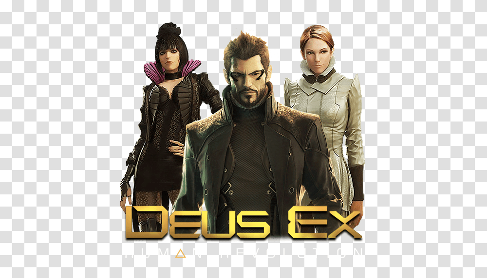 2 Deus Ex Picture, Game, Person, Coat Transparent Png