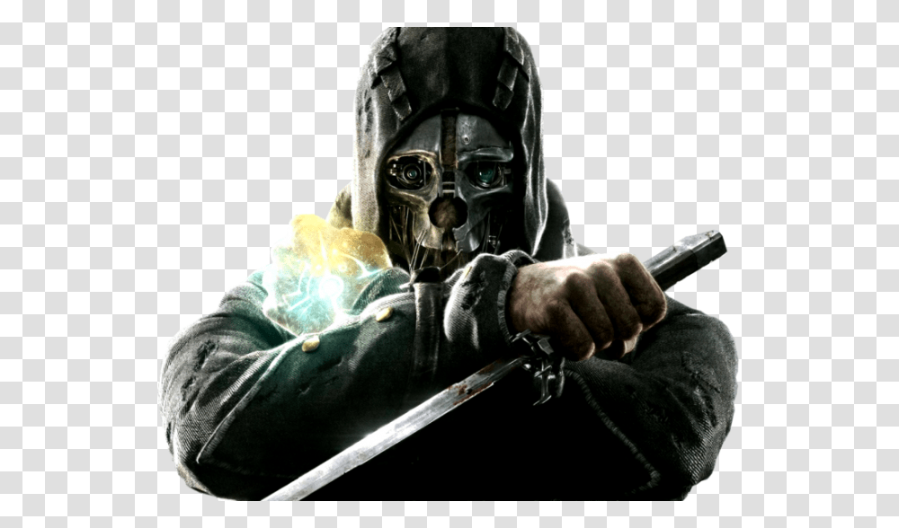 2 Dishonored Free Image, Game, Person, Human, Weapon Transparent Png