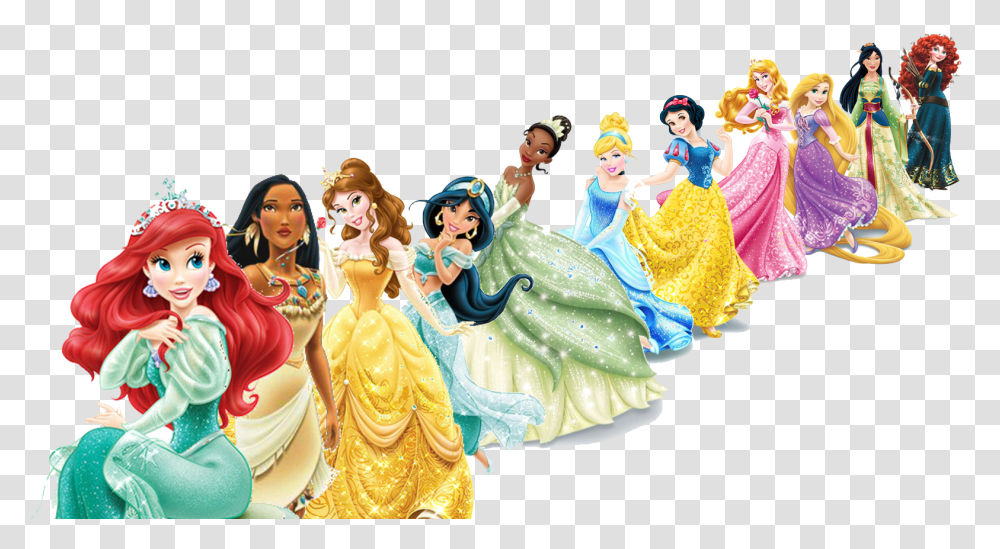 2 Disney Princesses Clipart, Figurine, Doll, Toy, Person Transparent Png