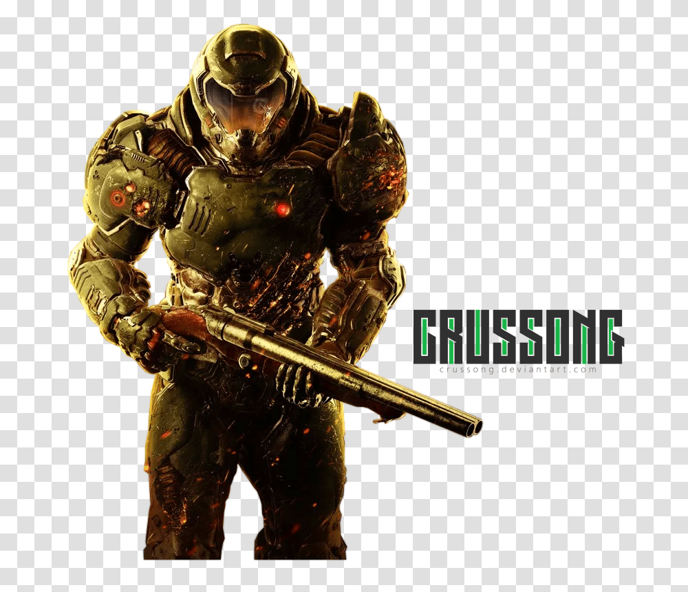 2 Doom, Game, Person, Human, Helmet Transparent Png