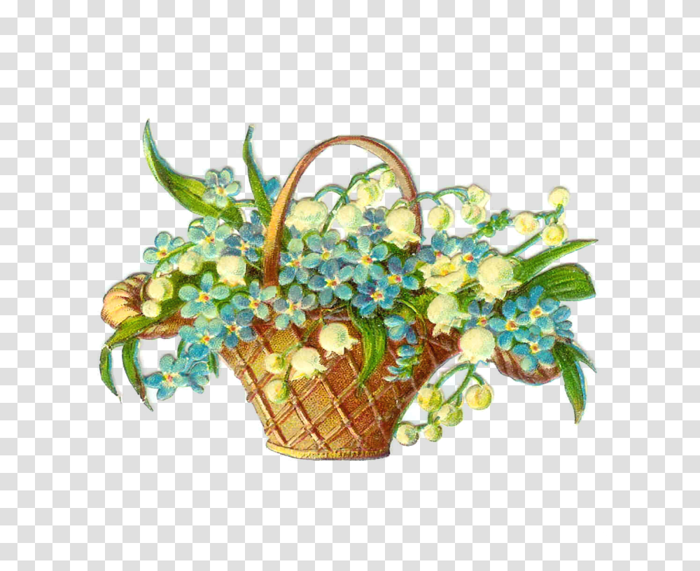 2 Easter Flower Download, Holiday, Basket, Turquoise, Shopping Basket Transparent Png