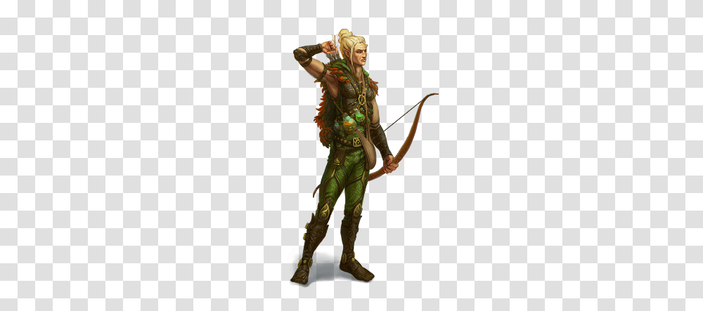2 Elf Pic, Person, Human, Bow, Archery Transparent Png