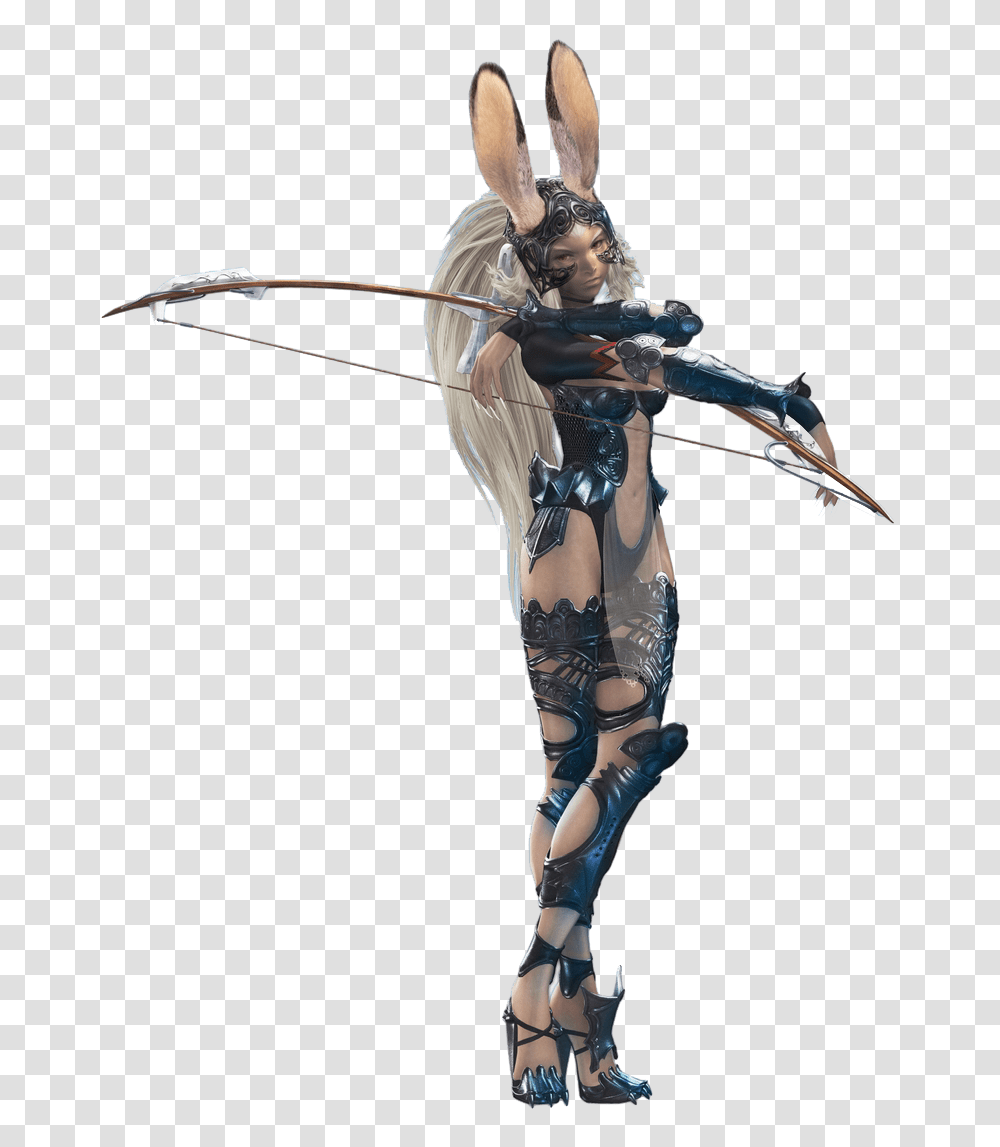 2 Fantasy Picture, Person, Human, Archery, Sport Transparent Png