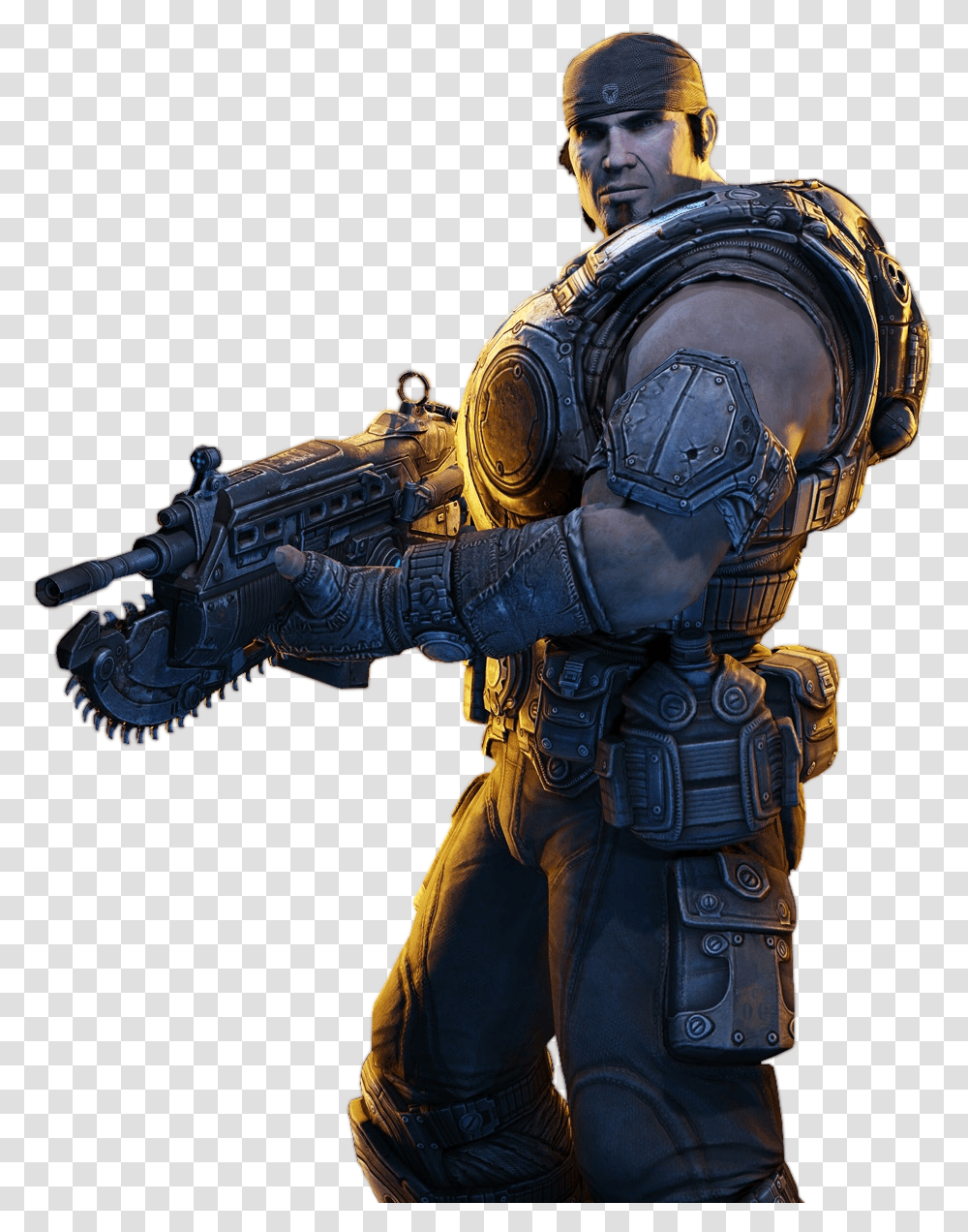 2 Gears Of War Clipart, Game, Person, Gun, Weapon Transparent Png