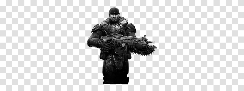 2 Gears Of War Picture, Game, Person, Human, Gun Transparent Png