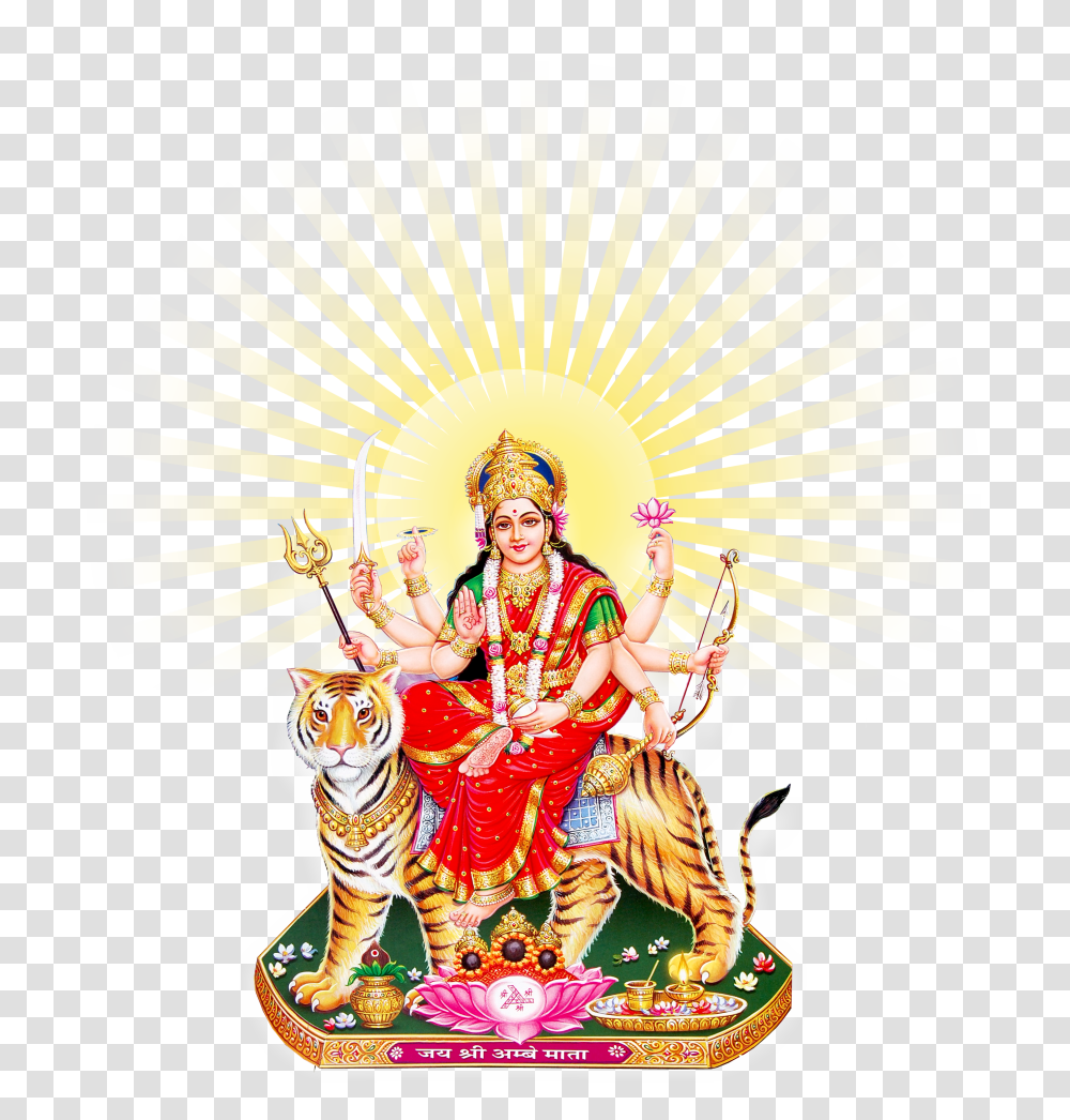 2 Goddess Durga Maa, Religion, Person, Leisure Activities, Crowd Transparent Png