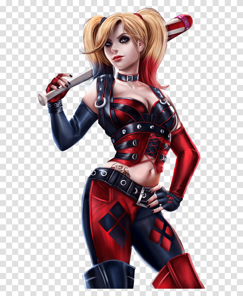 2 Harley Quinn Free Image, Character, Costume, Person, Human Transparent Png
