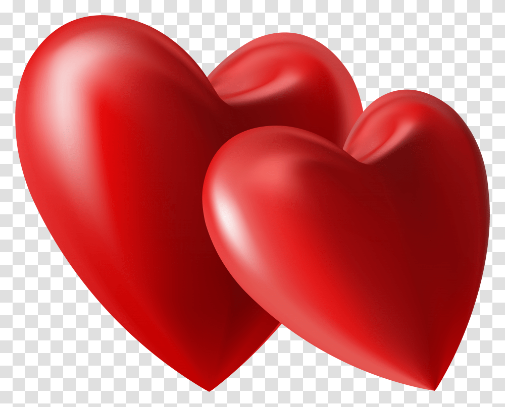 2 Hearts Transparent Png