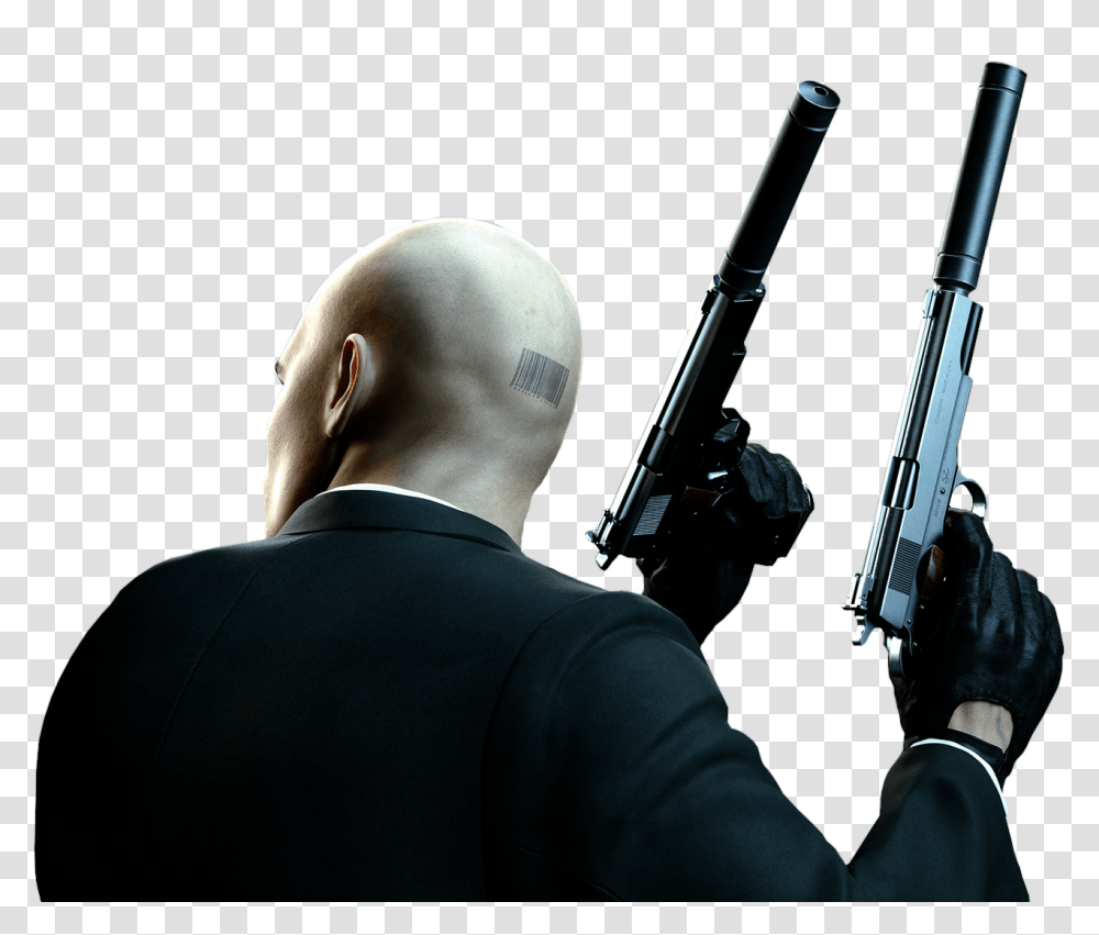 2 Hitman Picture, Game, Person, Weapon, Gun Transparent Png