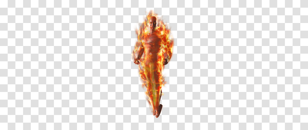 2 Human Torch Download, Character, Bonfire, Flame Transparent Png