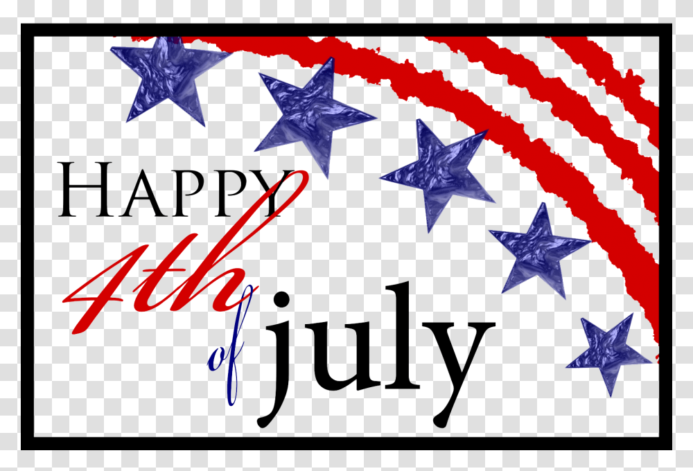 2 Independence Day Transparentth July, Holiday, Star Symbol, Paper Transparent Png
