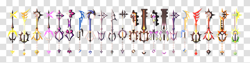 2 Keyblades, Weapon, Weaponry, Emblem Transparent Png