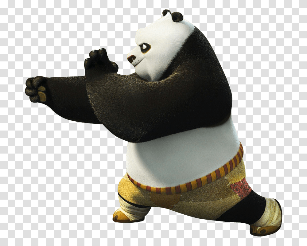 2 Kung Fu Panda Fighting, Figurine, Person, Human, Plush Transparent Png
