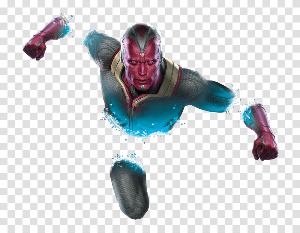 2 Marvel Vision File, Character, Person, Sea Life, Animal Transparent Png