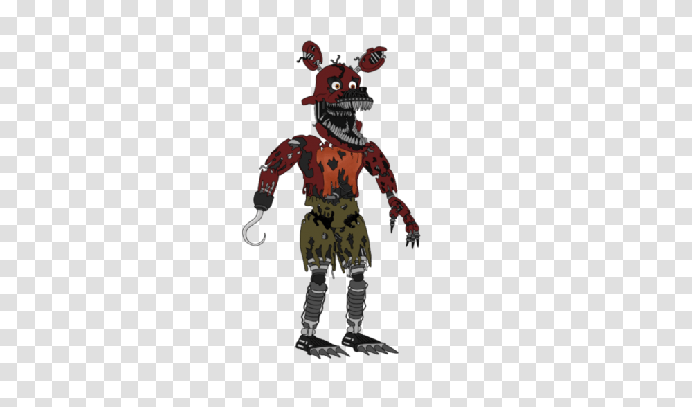 2 Nightmare Foxy, Game, Person, Human, Robot Transparent Png