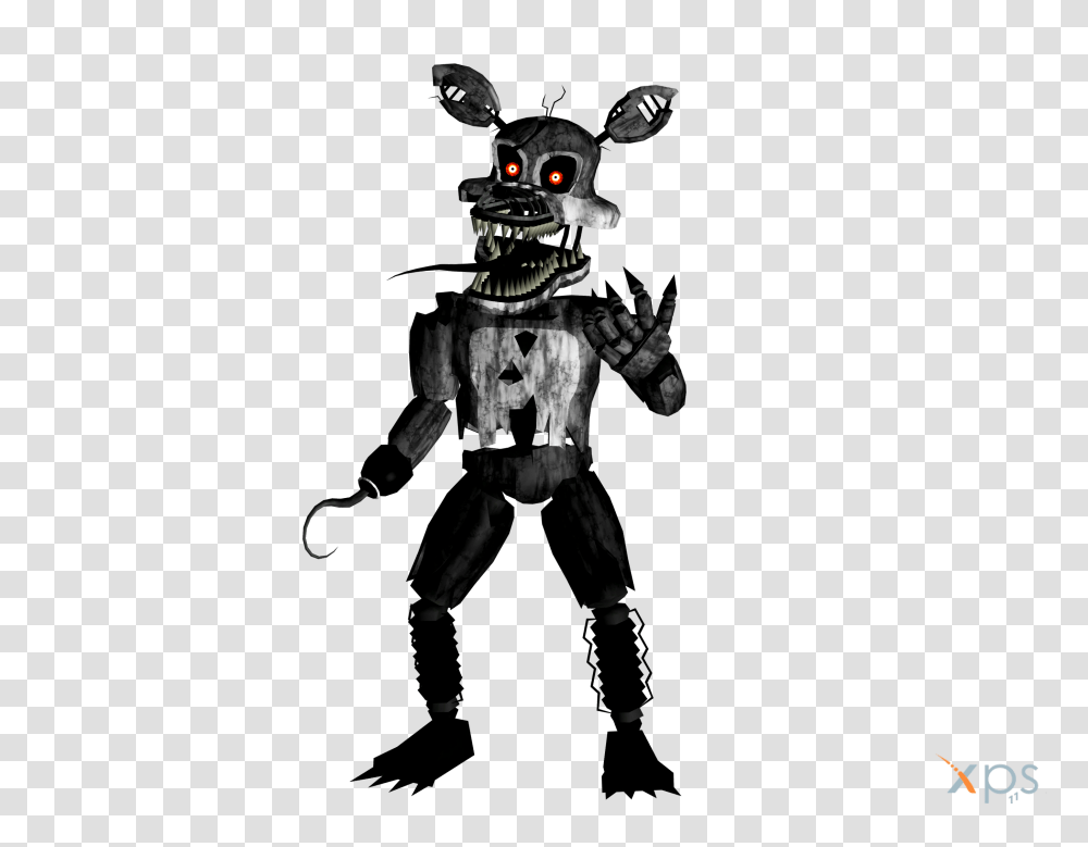 2 Nightmare Foxy Pic, Game, Brick, Person, Robot Transparent Png