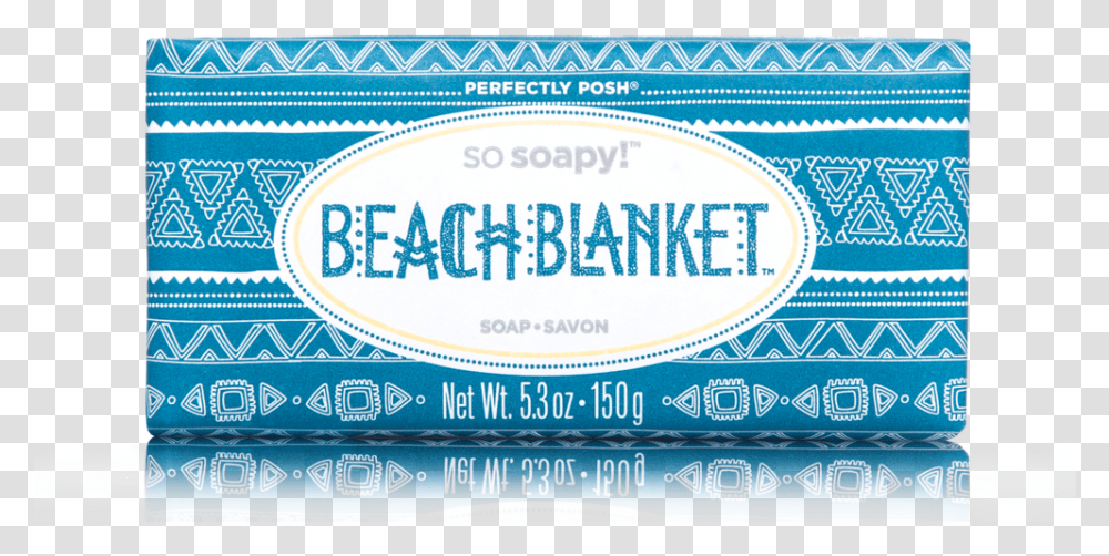 2 Perfectly Posh Beach Blanket, Label, Plant, Paper Transparent Png