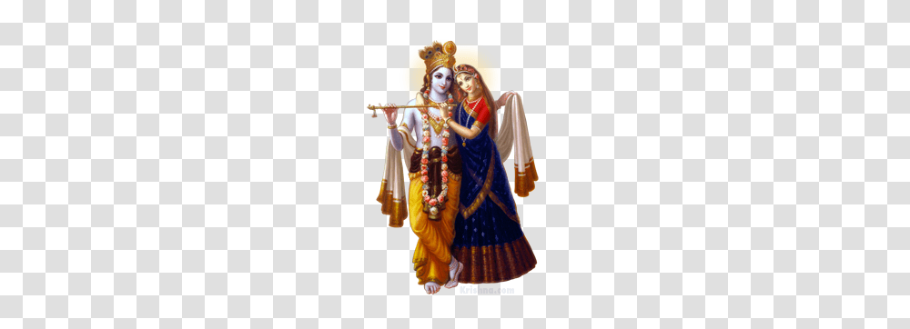 2 Radha Krishna Clipart, Religion, Performer, Person, Leisure Activities Transparent Png