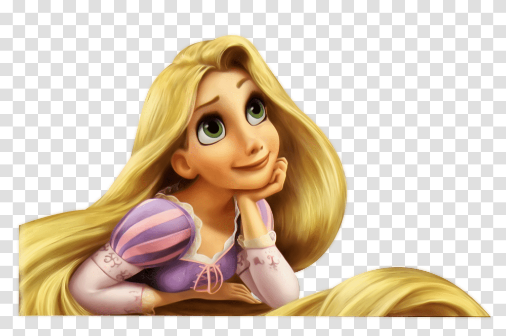 2 Rapunzel, Doll, Toy, Figurine, Person Transparent Png