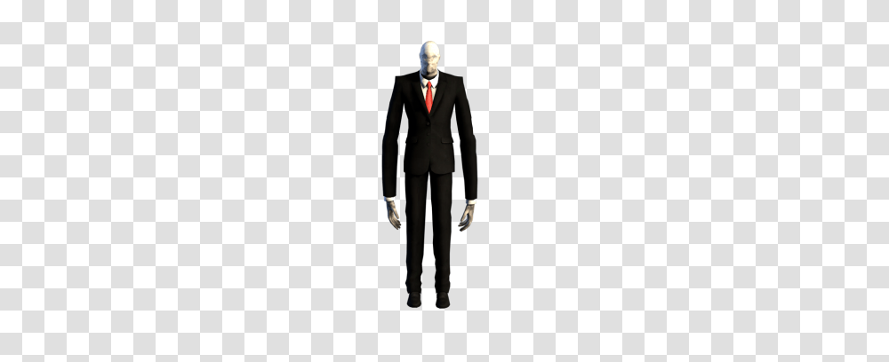 2 Slender Man Picture, Fantasy, Suit, Overcoat Transparent Png