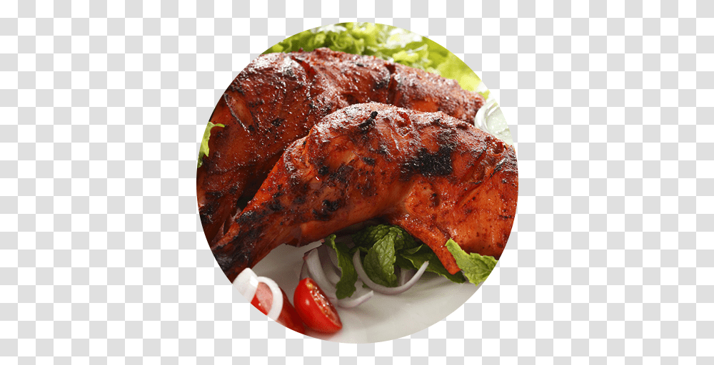2 Tandoori Chicken, Meal, Food, Roast, Dinner Transparent Png
