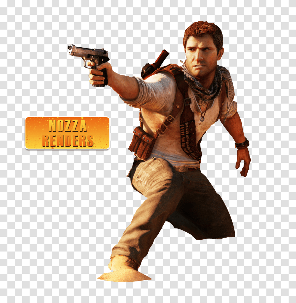 2 Uncharted Free Image, Game, Person, Gun Transparent Png