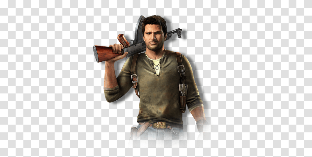 2 Uncharted, Game, Person, Human, Weapon Transparent Png