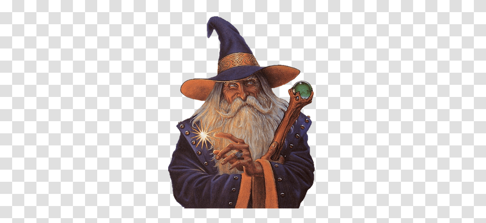 2 Wizard Clipart, Person, Hat, Face Transparent Png