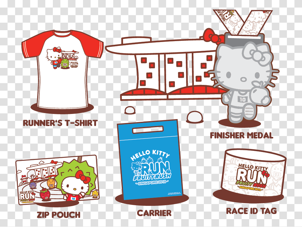 20 Crop Crc Hello Kitty Run 2018 Singapore, Mailbox, Letterbox, Postbox Transparent Png